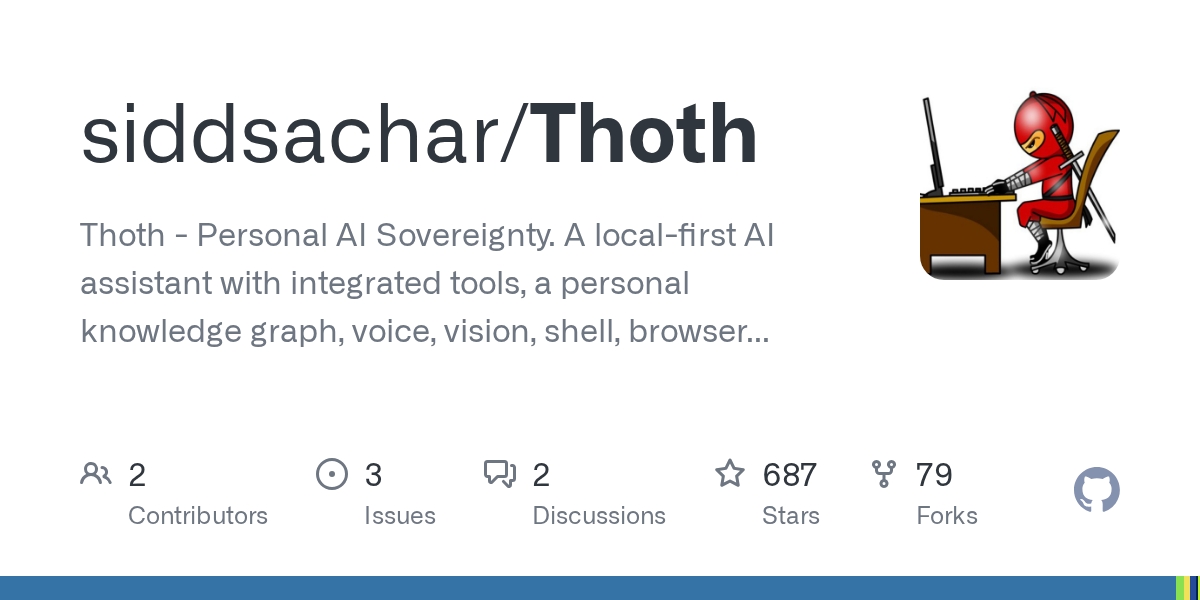 Thoth: Trợ lý AI mã nguồn mở ưu tiên quyền riêng tư và chạy cục bộ