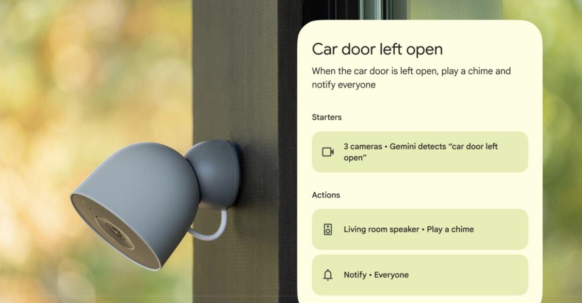 Gemini trên Google Home giờ đây có thể sử dụng camera để kích hoạt tự động hóa ngôi nhà thông minh