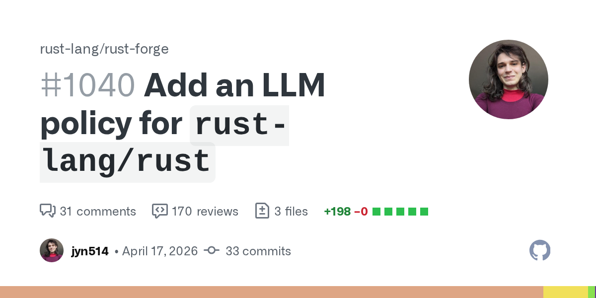 Rust Compiler thiết lập quy định mới về việc sử dụng AI trong đóng góp mã nguồn
