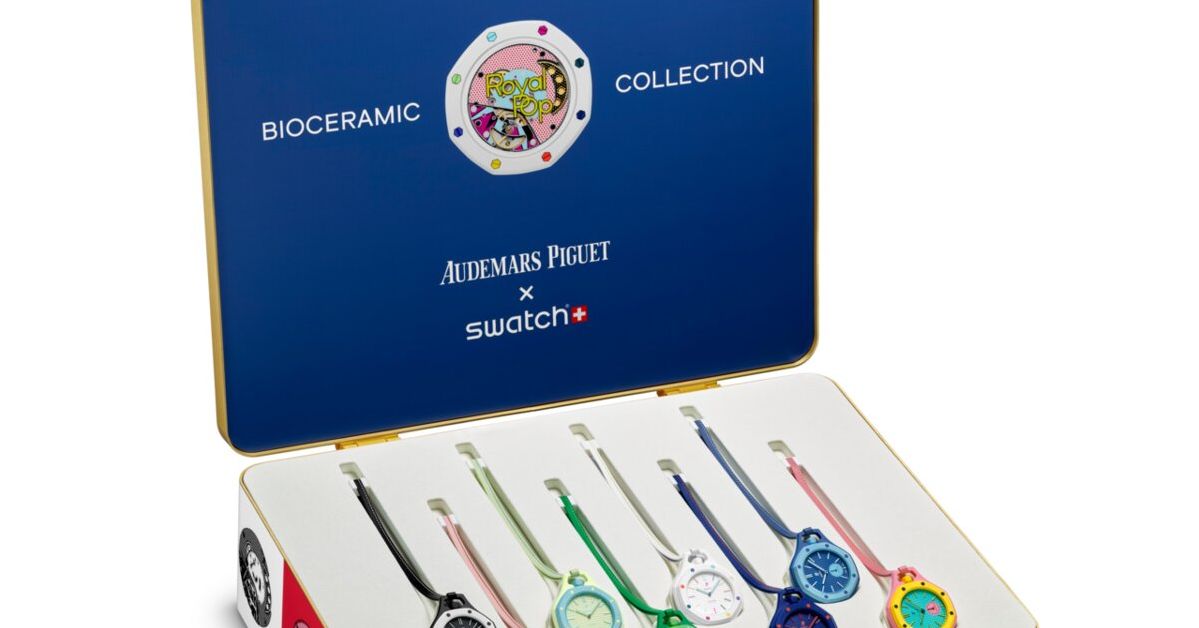Bộ sưu tập đồng hồ bỏ túi Audemars Piguet x Swatch Royal Pop chính thức ra mắt