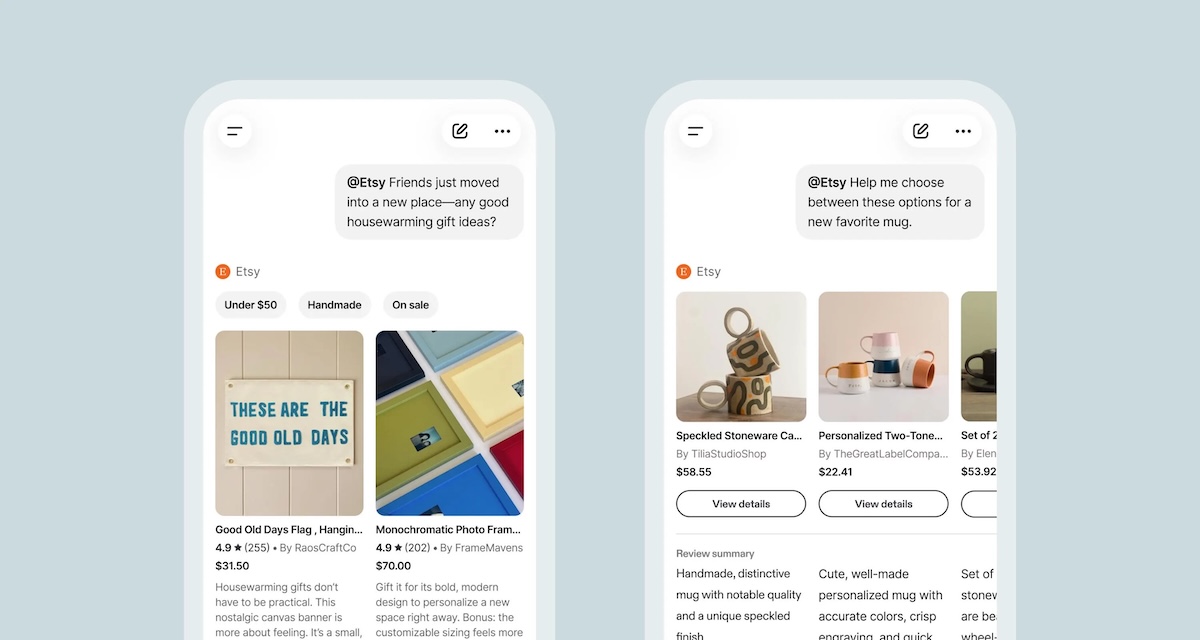 Etsy ra mắt ứng dụng tích hợp trên ChatGPT, nâng tầm trải nghiệm mua sắm bằng AI