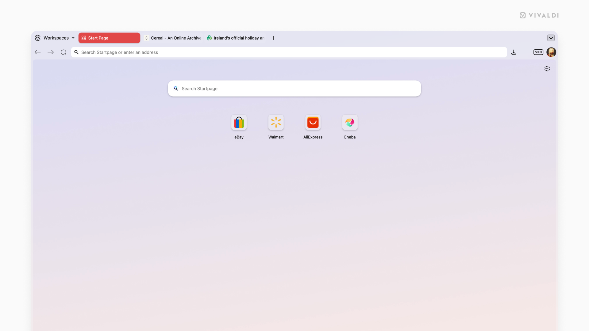 Giao diện Vivaldi 8.0 với thiết kế Unified