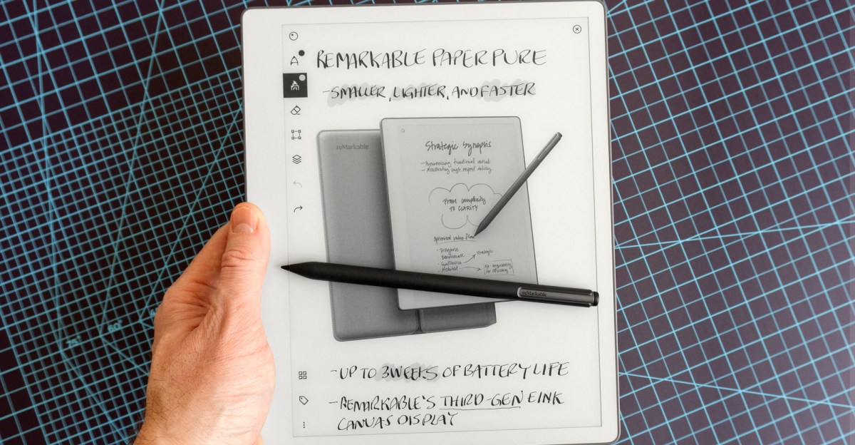 Remarkable Paper Pure: Máy ghi chú kỹ thuật số mô phỏng bút trên giấy tốt nhất