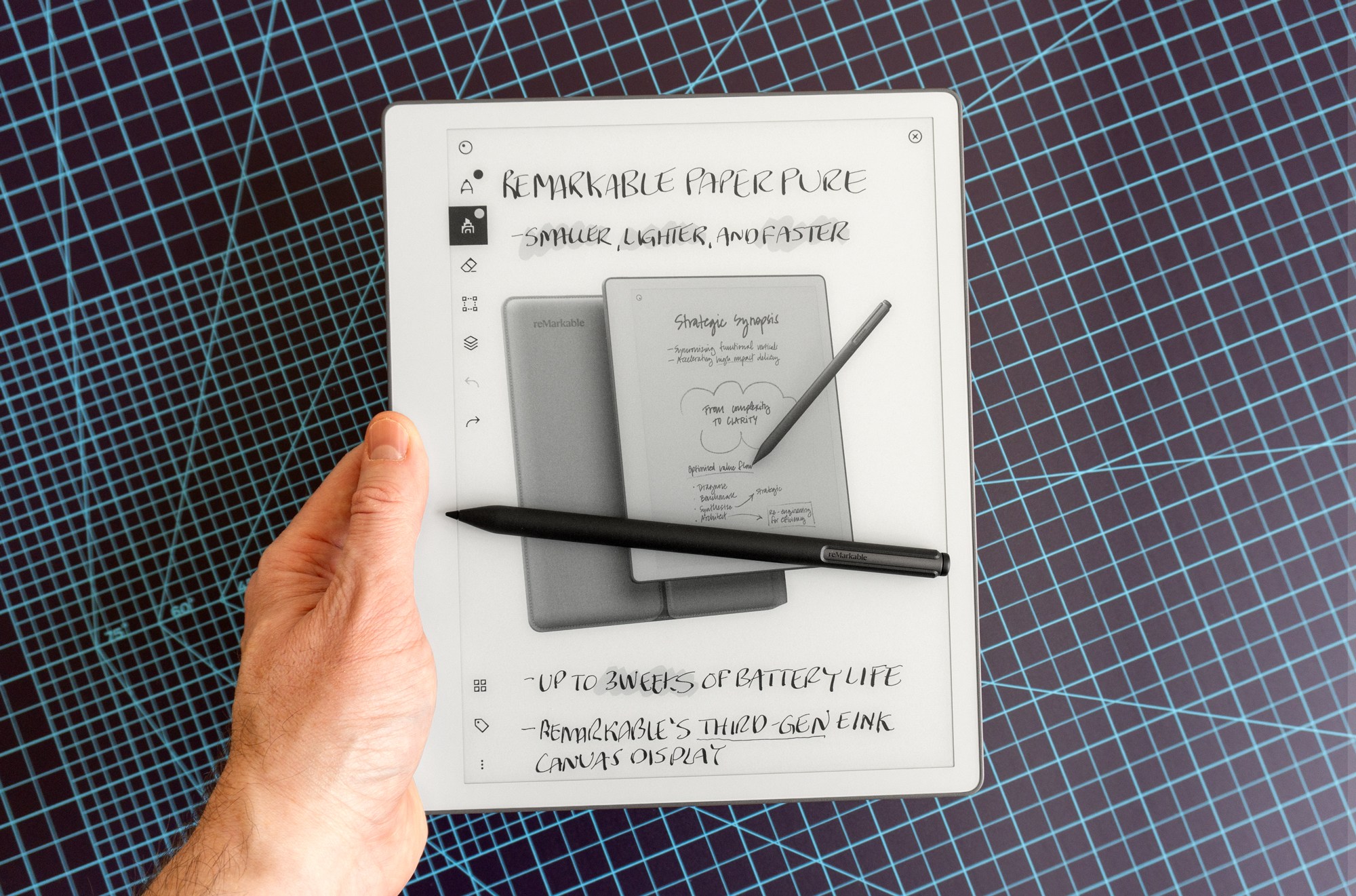 Màn hình E Ink thế hệ 3 của Paper Pure