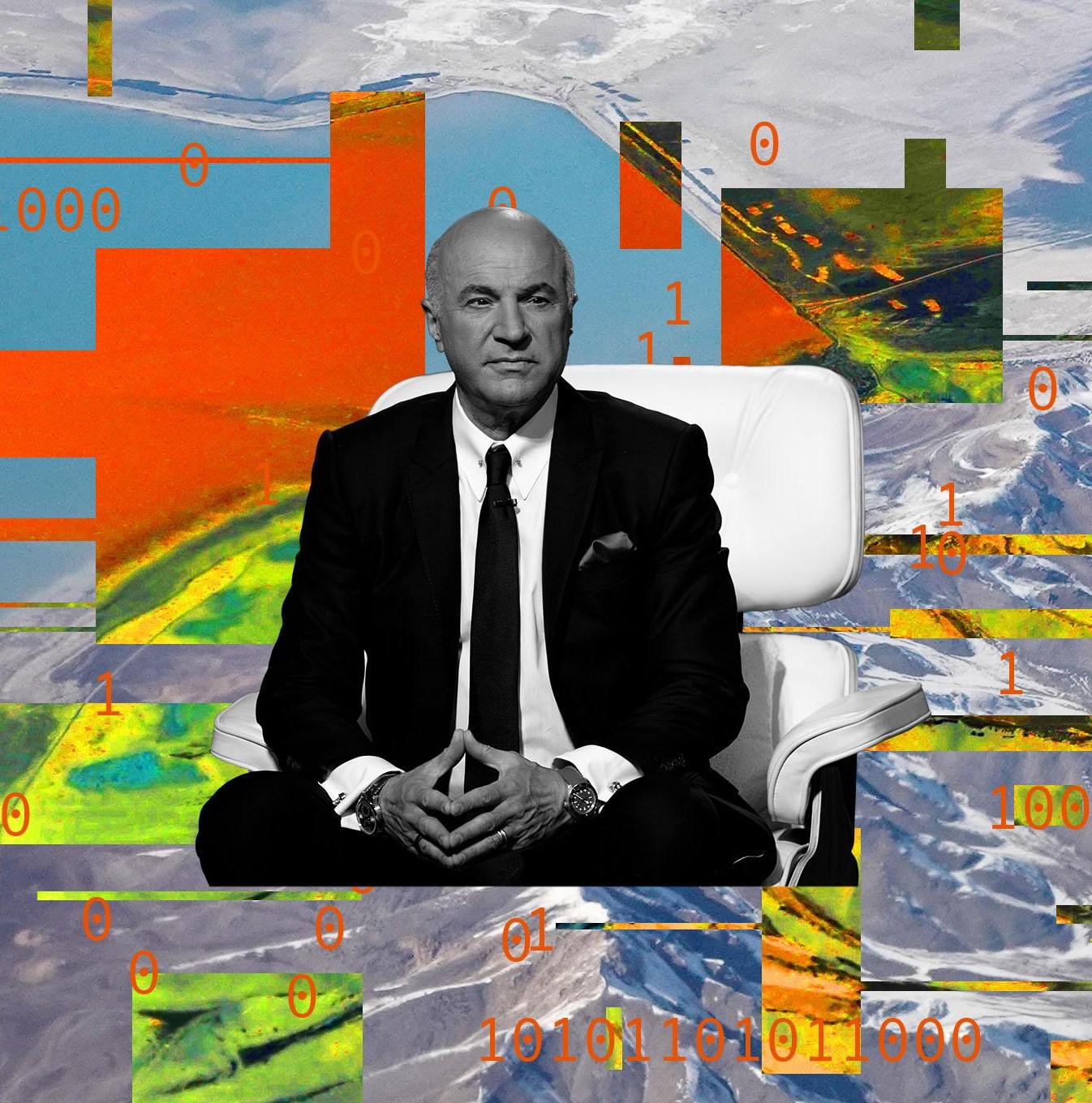Kevin O'Leary và hình ảnh minh họa dự án