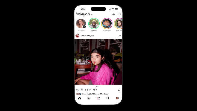 Instants trên Instagram