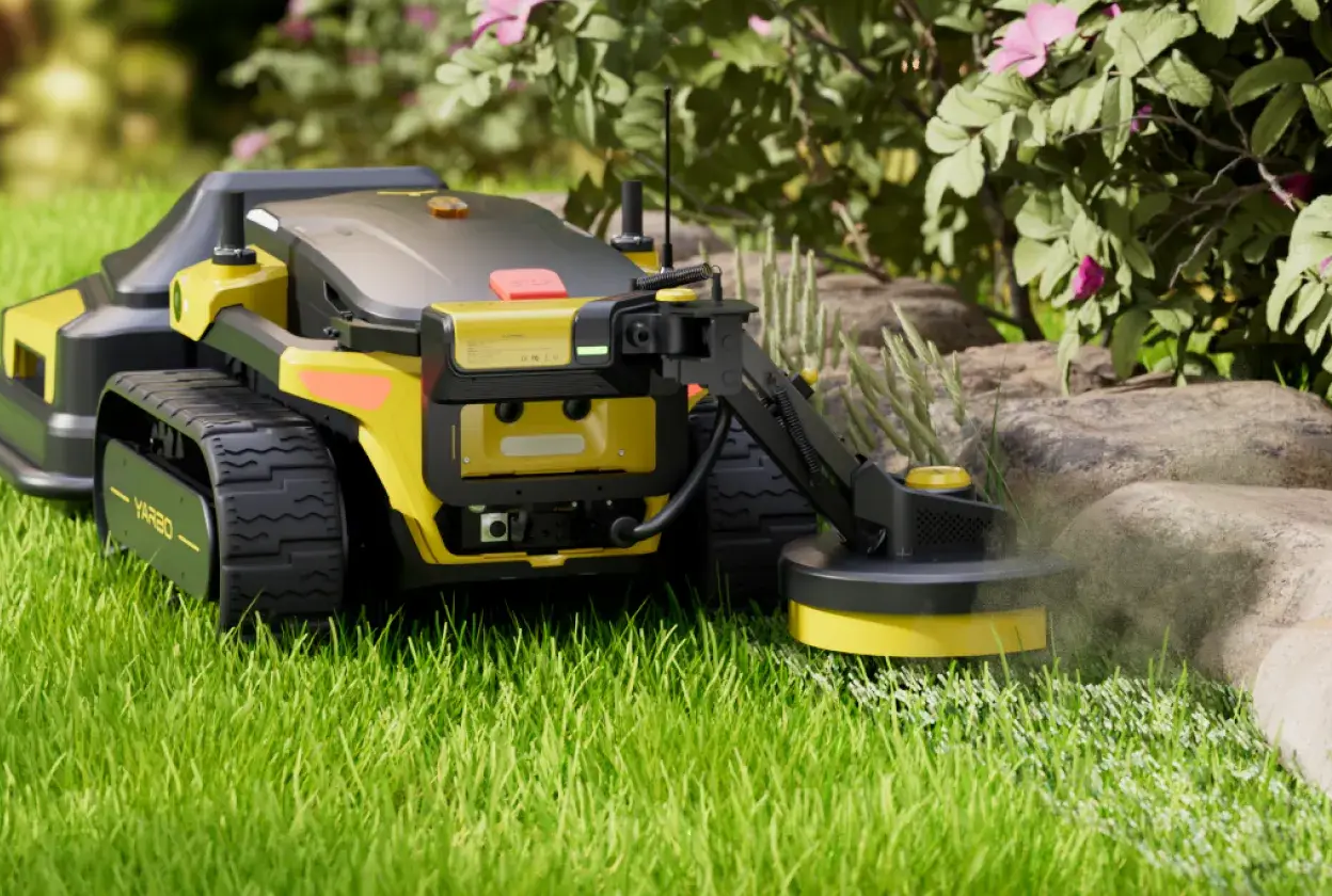 Robot cắt cỏ Yarbo với phụ kiện cắt tỉa