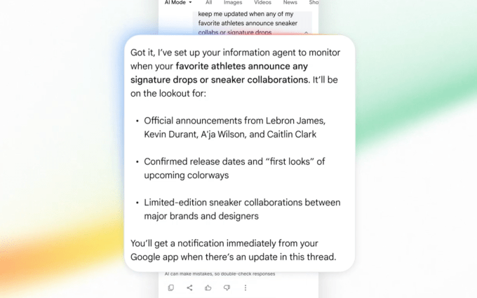 Google Information Agents