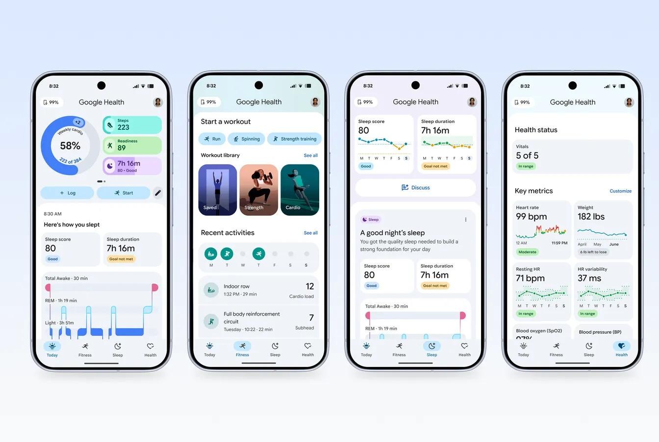 Giao diện Google Health mới