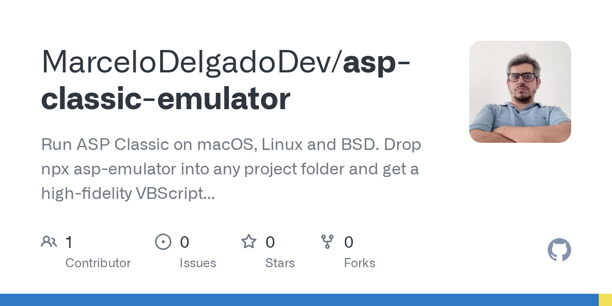 asp-classic-emulator: Chạy ASP Classic trên macOS và Linux mà không cần Windows