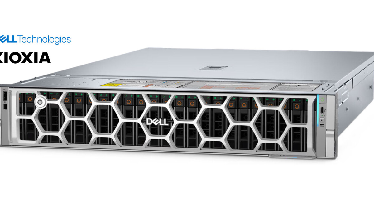 Dell và Kioxia tạo ra máy chủ lưu trữ 10 PB trong vỏ 2RU siêu mỏng