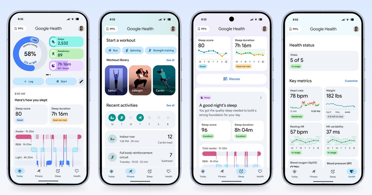 Google đổi tên ứng dụng Fitbit thành "Google Health" và ra mắt thiết bị theo dõi mới