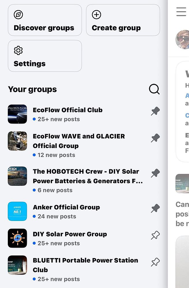 Màn hình ứng dụng Forum trên iOS