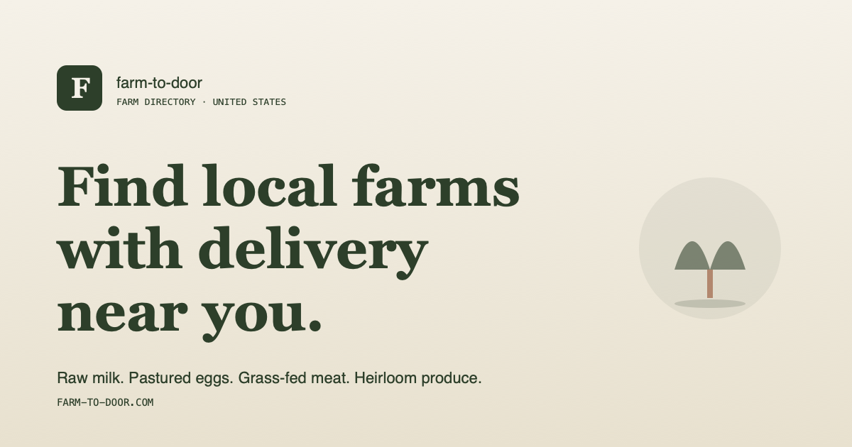 Farm-to-door: Ứng dụng tìm kiếm trang trại địa phương cung cấp thực phẩm sạch