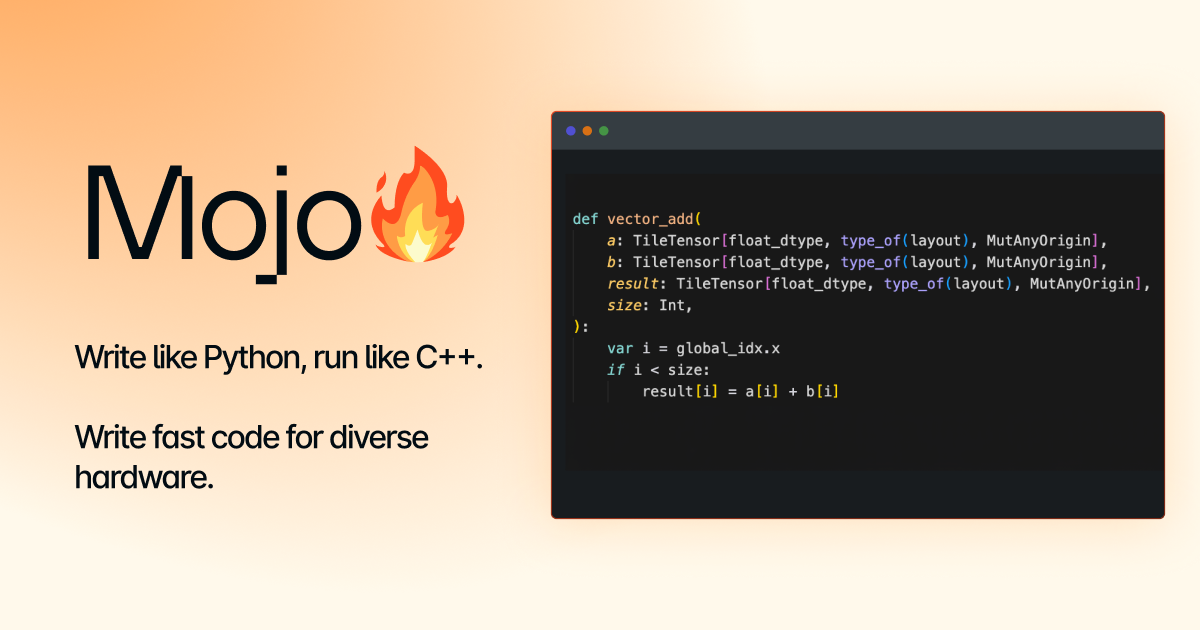 Mojo 1.0 Beta ra mắt: Siết chặt khoảng cách giữa Python và hiệu năng phần cứng