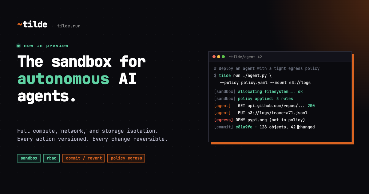Tilde.run: Hệ sinh thái Sandbox giao dịch giúp AI Agent hoạt động an toàn trên dữ liệu thực