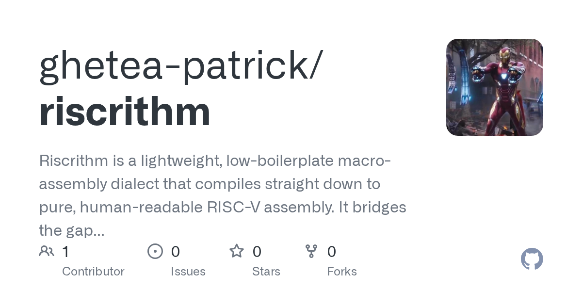 Riscrithm: Trình hợp ngữ RISC-V trực quan và tối ưu hóa mã viết bằng Go