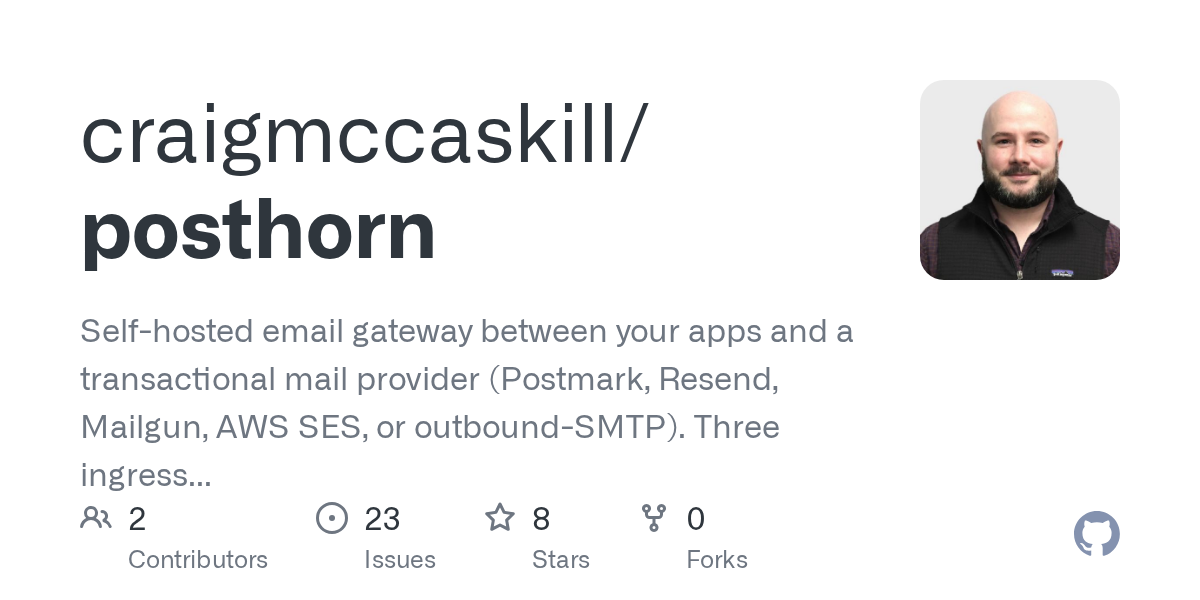 Posthorn: Cổng gửi email tự host tối ưu cho các ứng dụng trên VPS