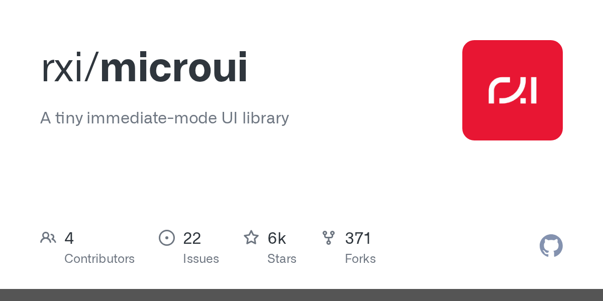 MicroUI: Thư viện UI nhỏ gọn, di động viết bằng ANSI C