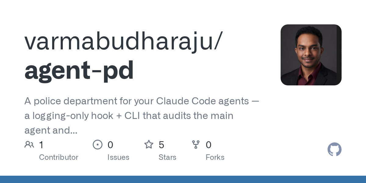 agent-pd: "Sở cảnh sát" giám sát và kiểm tra an toàn cho các tác nhân Claude Code