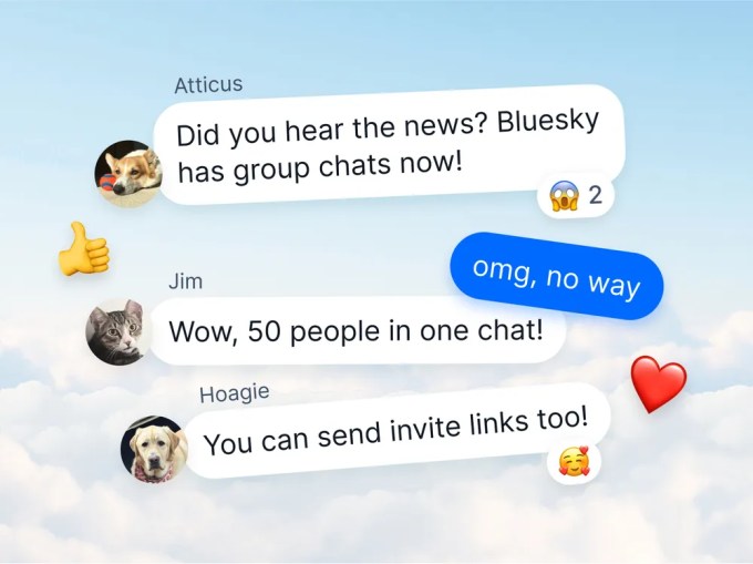 Chi tiết tính năng chat trên ứng dụng Bluesky