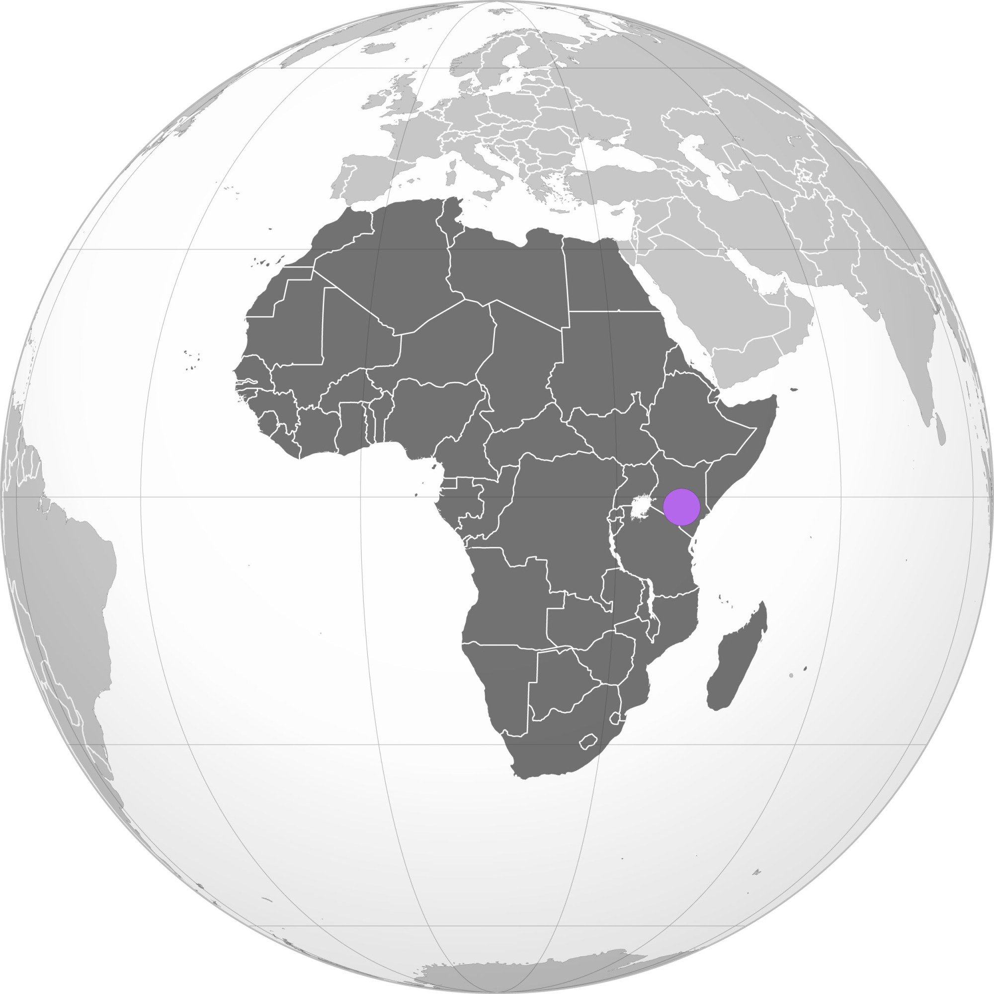 Bản đồ Nairobi minh họa bối cảnh bài viết