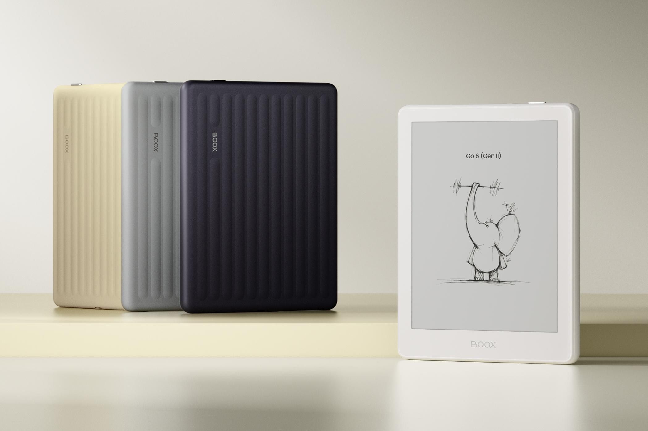 Các tùy chọn màu sắc của Boox Go 6 (Gen II)