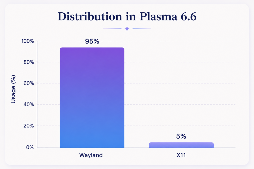 KDE Plasma 6.8: Tạm biệt X11, hướng tới tương lai hoàn toàn trên Wayland