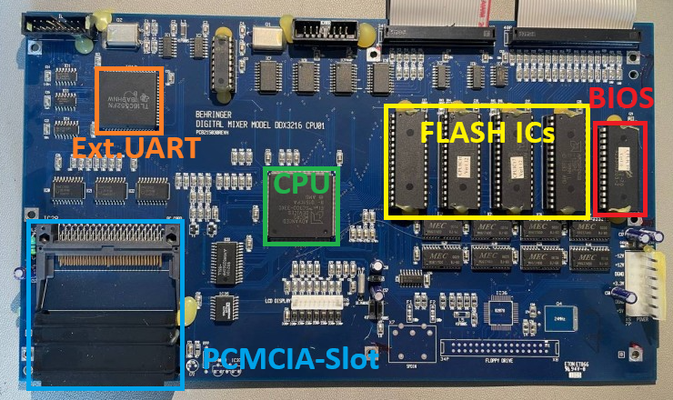 Mạch chính của Behringer DDX3216