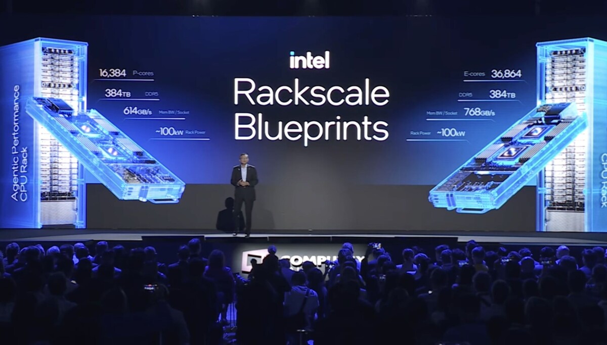 Intel tích hợp 36.864 nhân CPU vào rack 100kW để đón đầu xu hướng AI tác nhân