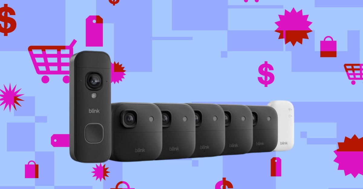 Gói combo 6 camera an ninh ngoài trời của Blink đang được giảm giá sâu dưới 200 USD