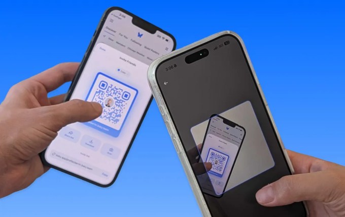 Mã QR cá nhân để chia sẻ hồ sơ trên Bluesky