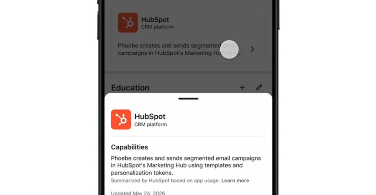 LinkedIn cho phép hiển thị chi tiết cách bạn sử dụng các ứng dụng của Adobe và HubSpot