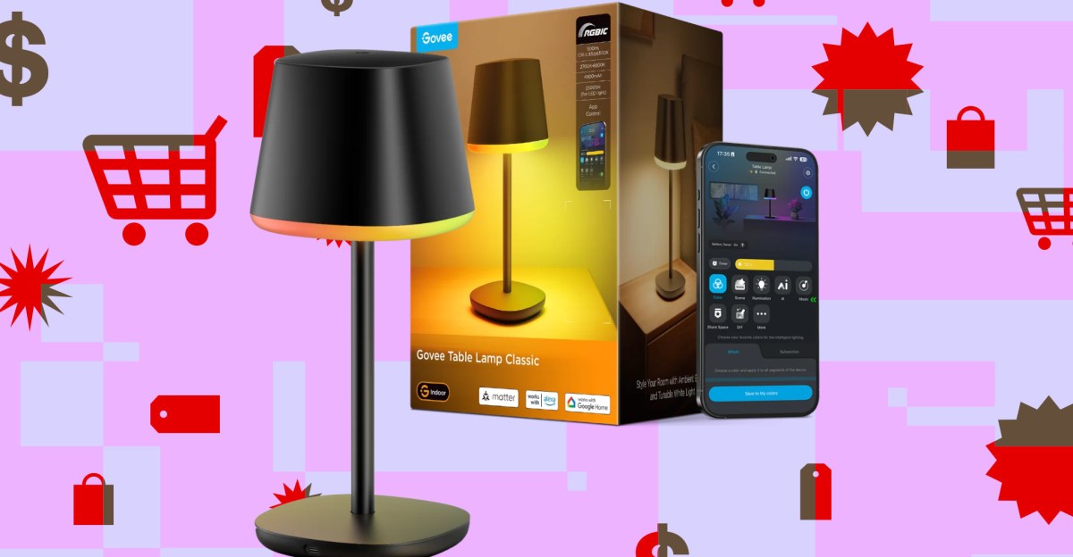 Đèn bàn thông minh Govee có thể sạc lại đang được giảm giá xuống còn 60 USD