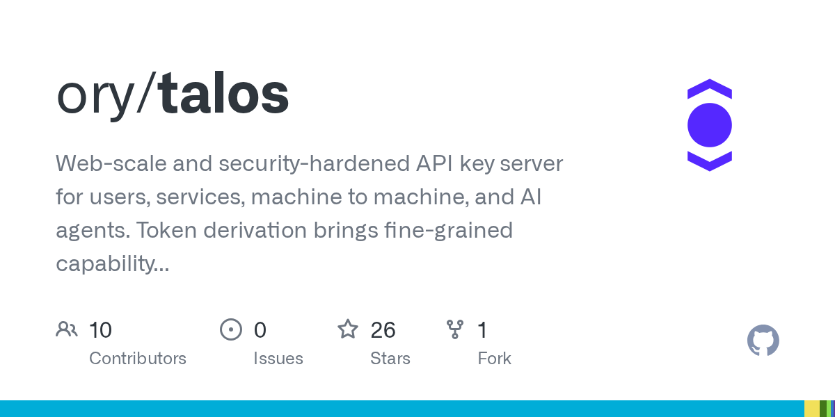 Ory Talos: Giải pháp máy chủ API Key mã nguồn mở hiệu năng cao viết bằng Go