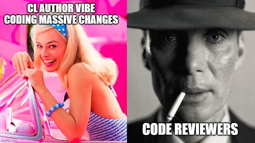 Meme Barbenheimer mô tả nỗi khổ của người review code