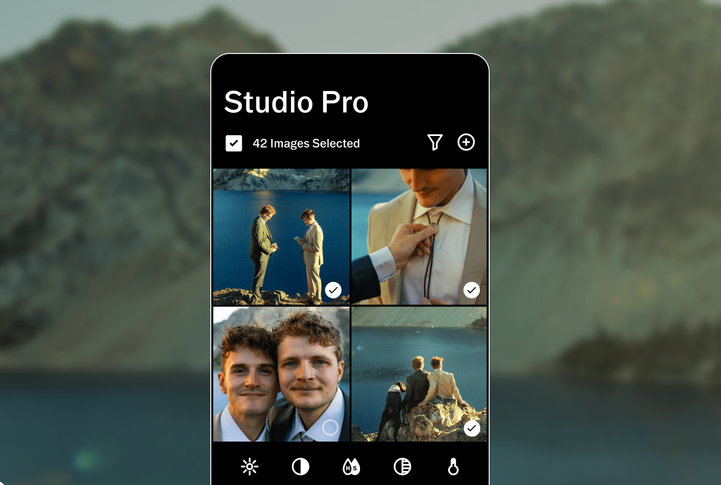 Giao diện VSCO Studio Pro