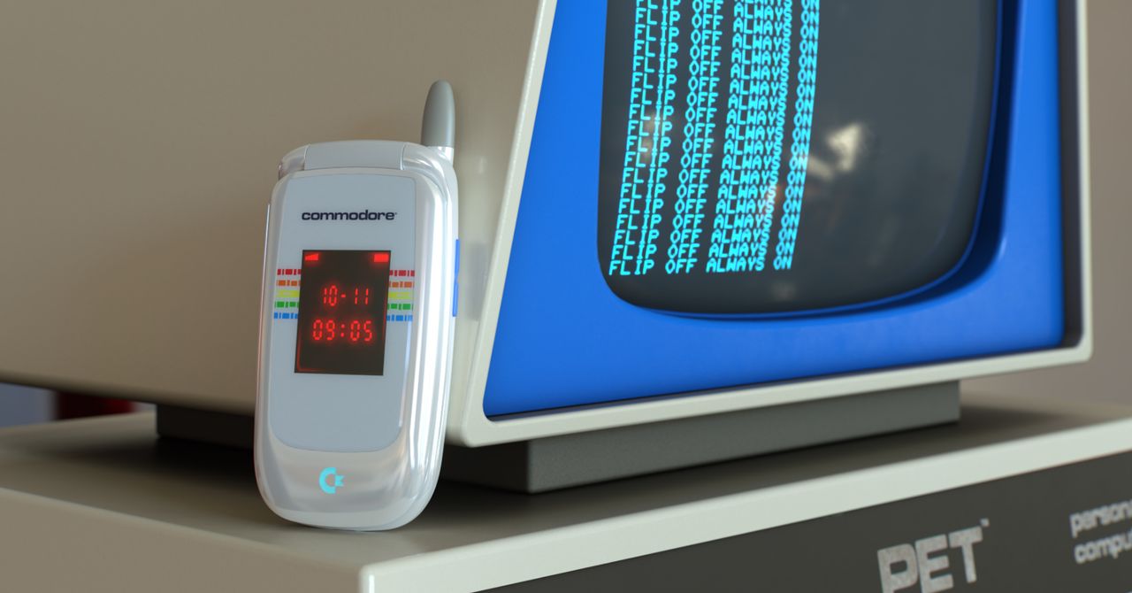 Commodore Callback 8020: Điện thoại gập hoài cổ với khả năng "giải độc số" thông minh