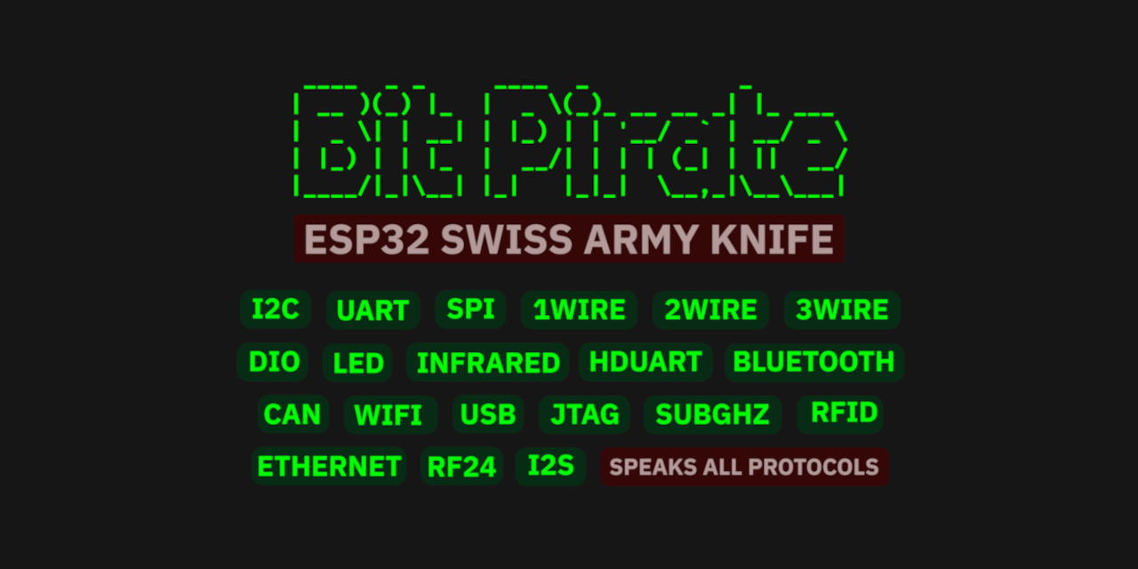 ESP32 Bit Pirate: Công cụ hack phần cứng đa giao thức với WebCLI hỗ trợ mọi chuẩn kết nối