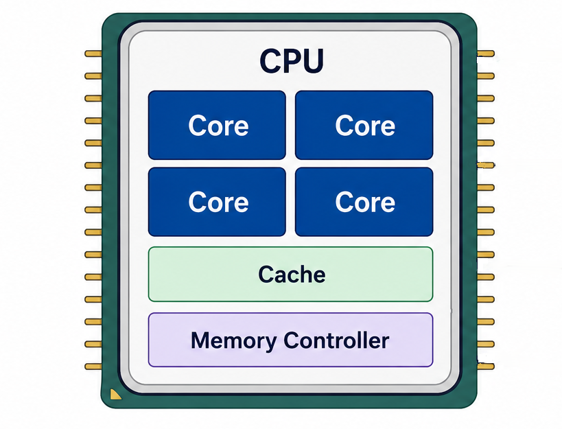 Minh họa về CPU