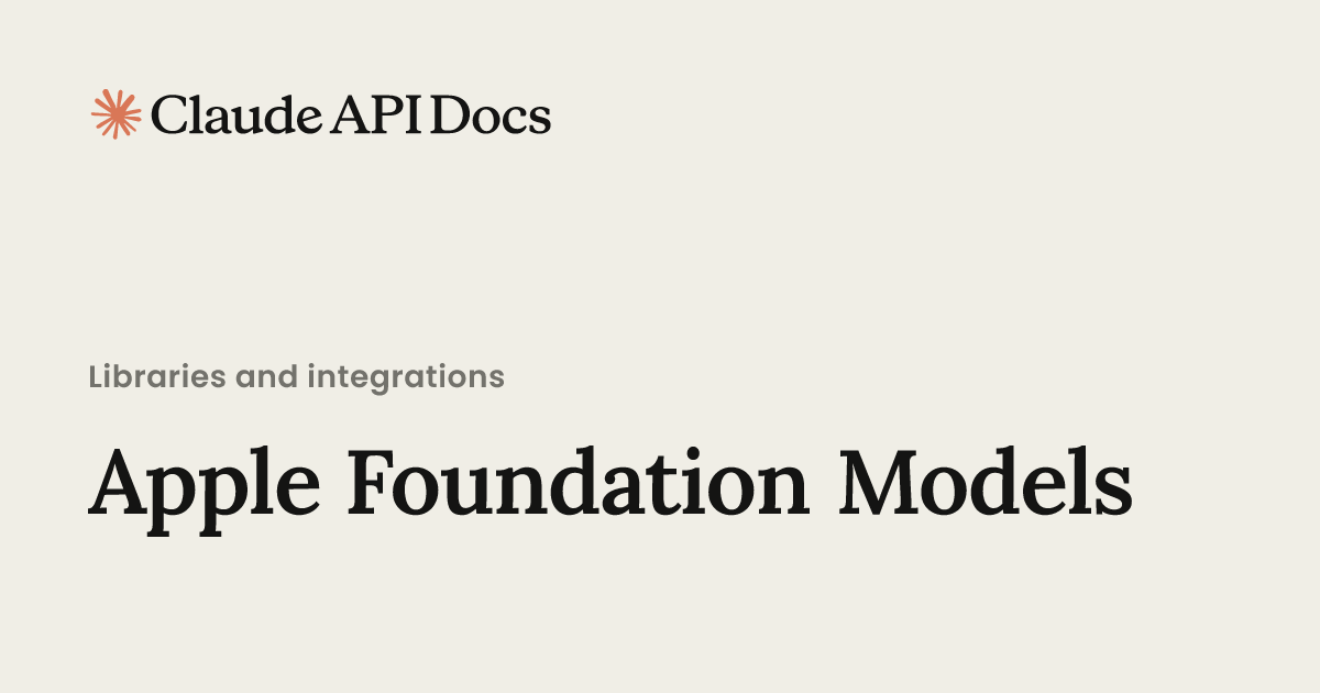 Tích hợp Claude vào Apple Foundation Models: Gói Swift mới mở rộng khả năng AI cho nhà phát triển