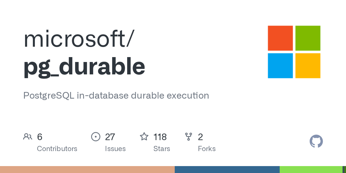 Microsoft mã nguồn mở pg_durable: Thực thi bền vững ngay bên trong PostgreSQL