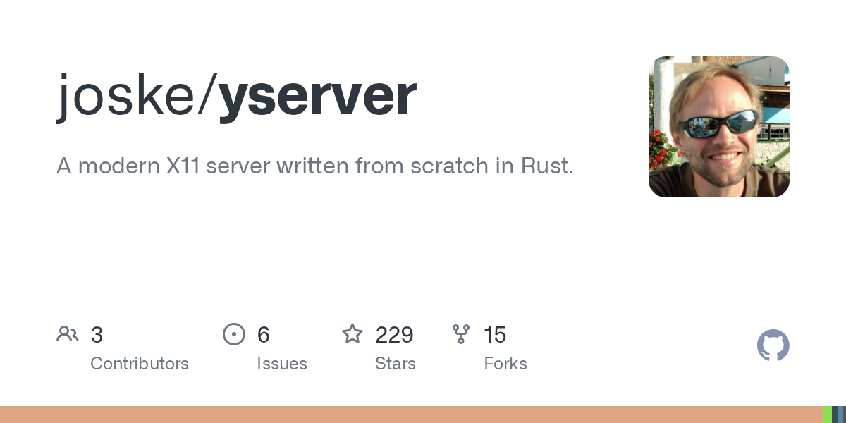 Yserver: Máy chủ X11 hiện đại viết bằng Rust, loại bỏ các tính năng thừa thãi của Xorg