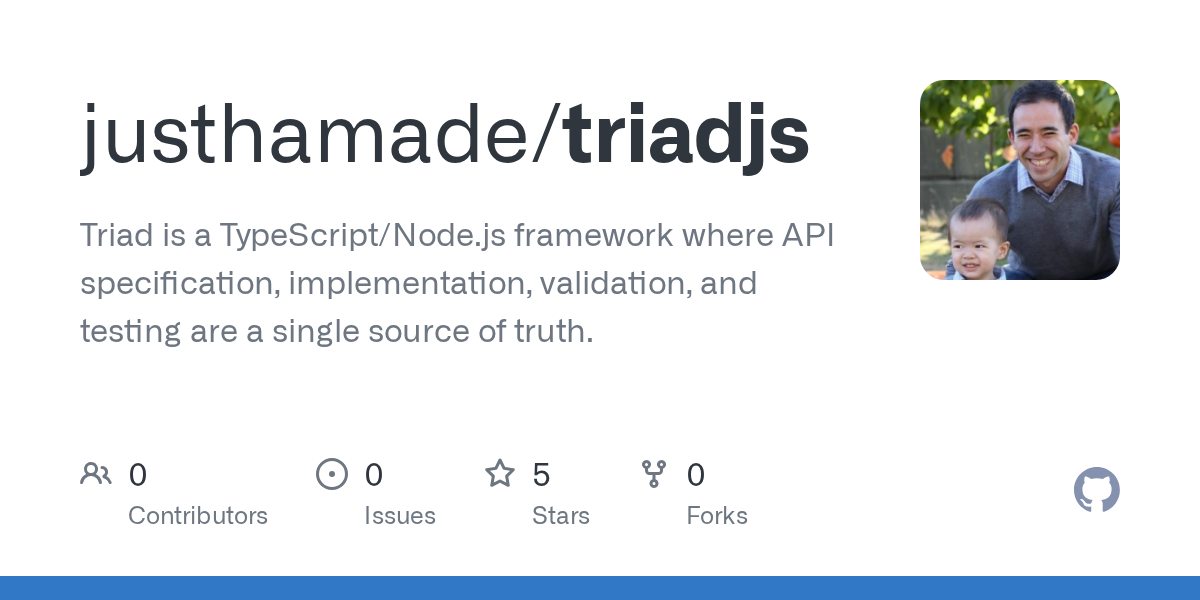 TriadJS: Framework API TypeScript "tất cả trong một" từ nguồn dữ liệu duy nhất
