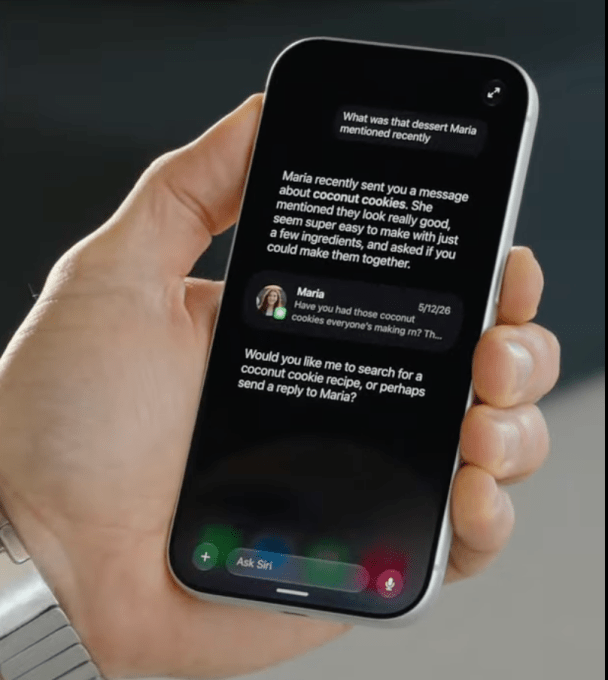 Giao diện Siri mới trên Dynamic Island