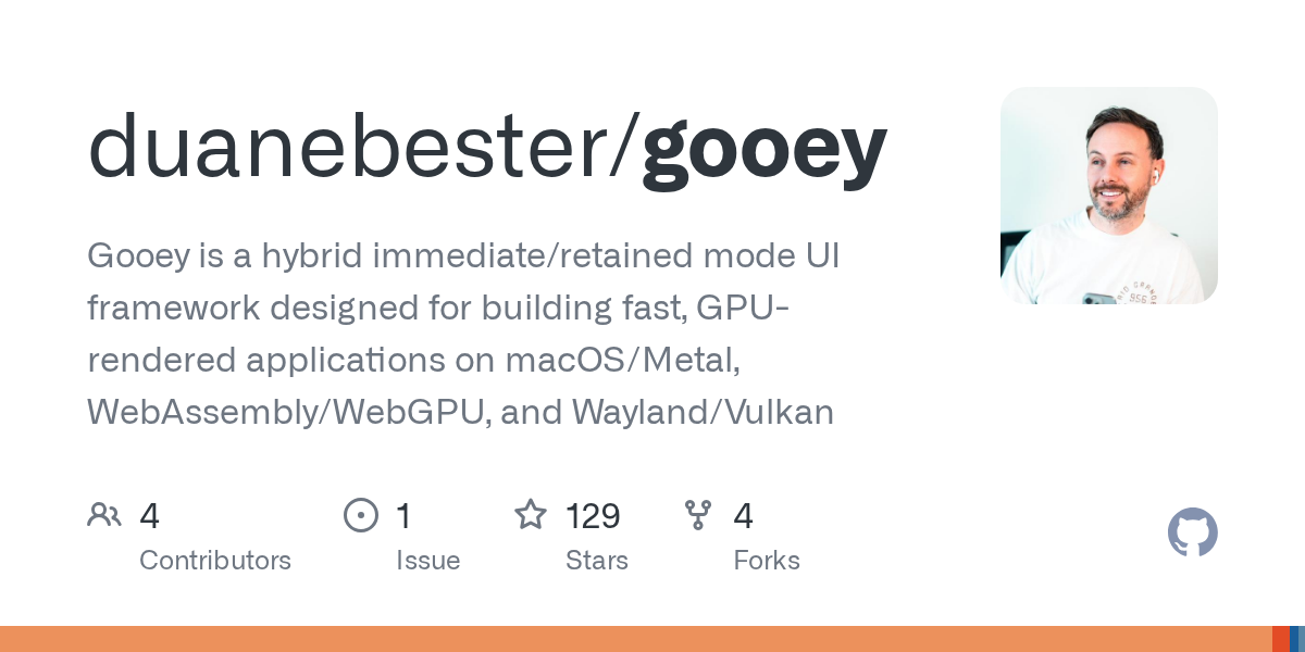 Gooey: Framework giao diện GPU-accelerated dành riêng cho ngôn ngữ Zig