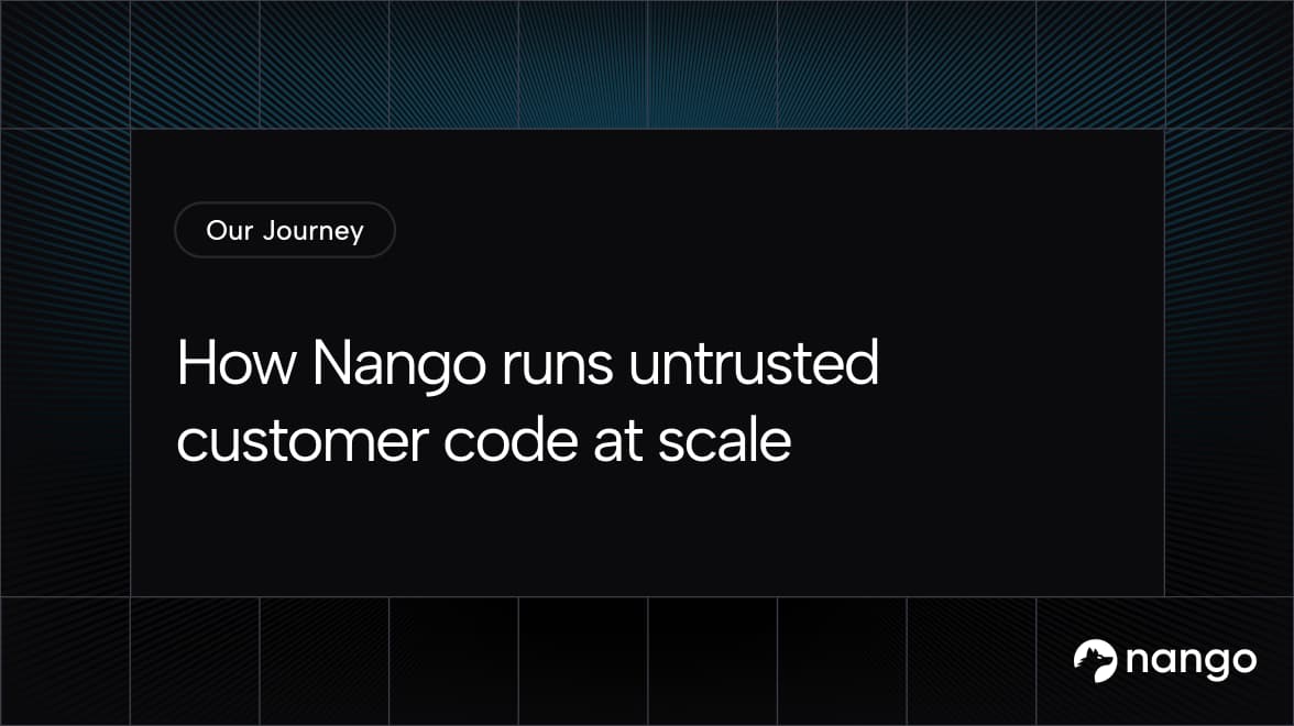 Cách Nango chạy mã không tin cậy của khách hàng ở quy mô lớn: Từ Sandbox đến AWS Lambda