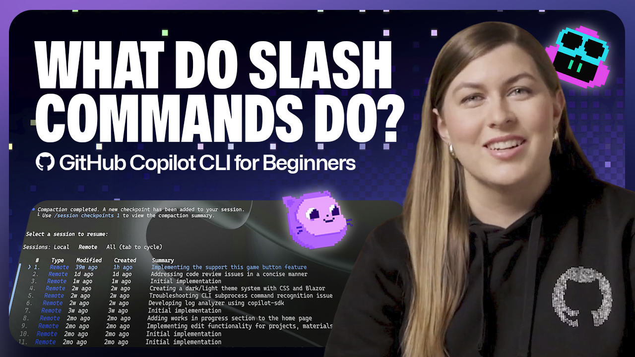 GitHub Copilot CLI cho người mới: Tổng quan về các lệnh Slash phổ biến
