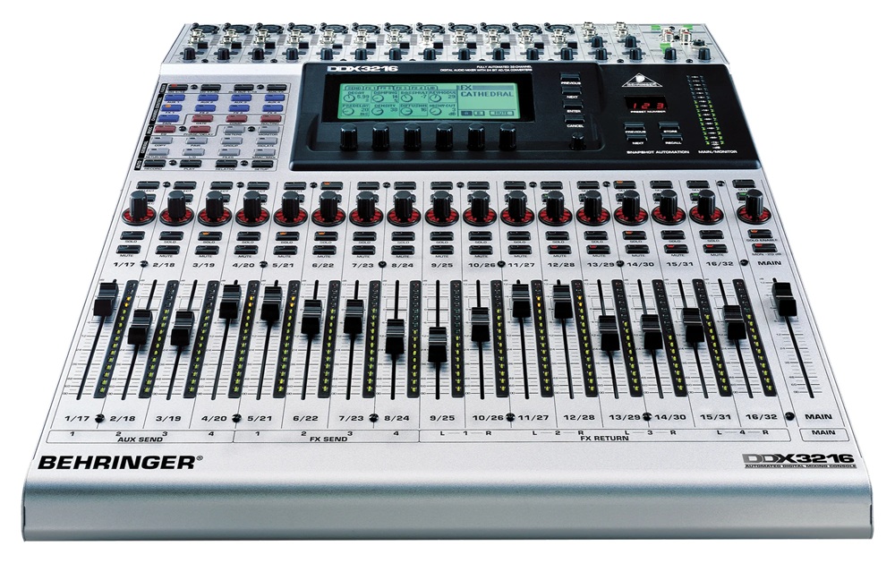 Chạy DOS trên bàn trộn âm thanh Behringer DDX3216 nhờ BIOS tự chế