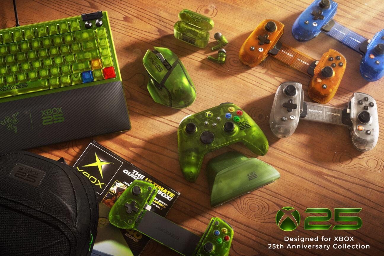 Bộ sưu tập phụ kiện Xbox 25th Anniversary